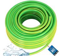 KOTARBAU®, tubo da giardino da 1/2”, 50 m, a 4 strati, verde e giallo, professionale, per innaffiare piante