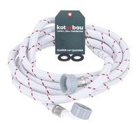 KOTARBAU® Tubo di alimentazione per lavatrici, 3 m x diametro 13 mm, tubo corazzato per lavastoviglie, 3/4 pollici, arco/dritto, ricambio per lavastoviglie, tubo di alimentazione con guarnizione