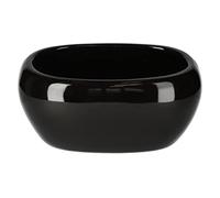 Kotarbau® - Vaso da fiori in ceramica per fiori e piante, colore nero