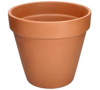 Kotarbau® Vaso in terracotta con bordo di 27 cm, per interni ed esterni, vaso per piante, per balcone o giardino, ceramica non smaltata