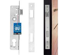 KOTERBAU® Serratura Porta Profilo Europeo 90/20 mm DIN Destro con Telaio Euro Serratura Porta Esterna Serrature Porte Interne Meccanismo di Chiusura per Serratura con Chiave