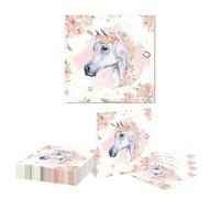 Kotkiddy 20 Pezzi Accessori per Feste di Compleanno a Tema Cavalli Set per Feste con Piatti e tovaglioli Stoviglie per Feste a Tema Cavallo Selvaggio Cowgirl Decorazioni per Tavolo di Compleanno