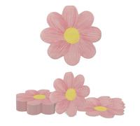 Kotkiddy Confezione da 20 Tovaglioli Decorativi Fiordaliso a Forma di Fiore - Party Estivo Floreali Colorati (Rosa Rosso)