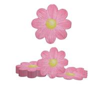 Kotkiddy Pack mit 20 Servietten Kornblume Servietten Blumen Farbenfrohe Servietten Sommer Party Servietten Blumenförmige Servietten Kornblume Dekorative Servietten (Rosa)