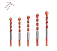 Kotkka Drill Bits, Kotkka Multifunctional Drill Bits, High-Strength Drill Bit Set, Widely Used in Ceramic Tile Glassbrick Wall, Wood, Etc(6.6.8.10.12mm)