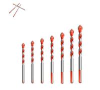 Kotkka Drill Bits, Kotkka Multifunctional Drill Bits, High-Strength Drill Bit Set, Widely Used in Ceramic Tile Glassbrick Wall, Wood, Etc(3.4.5.6.8.10.12mm)