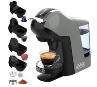 KOTLIE Macchina da caffè EM-308B 5 in 1 - Multicapsula e polvere, 3 tempi, 7 livelli di acqua, serbatoio acqua da 1 L