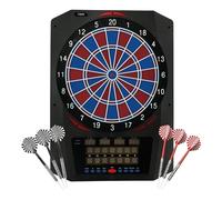 KOTO - Bersaglio Elettronico Royal 580, 36 Giochi, 580 Varianti, Freccette | 6 Freccette Soft Tip, Per 1-8 Giocatori, Spegnimento Automatico, 31 Punte Soft Tip, Segmenti a 2 Foro, 580 Varianti di Gioco