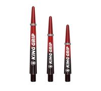 KOTO - King Grip Colors Shaft Freccette, Set da 3, Nylon, Anello Rinforzo