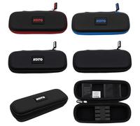 KOTO - Set Torneo Nero, Bersaglio in Sisal, Bordo Protettivo 4 pz, 2 Set di Freccette da 23 G, Supporto di Montaggio & Linea di Lancio