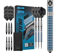 KOTO - Sting Blue Electro 90% Tungsten Darts, 22G, Blu, Freccette Steel Tip