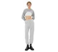 Koton Cotton Drawstring Jogger Sweatpants Pantaloni della Tuta, Grey(031), S da Donna