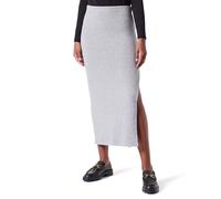Koton High Rise Slit Detail Midi Knitwear Skirt Gonna, Grey(027), M da Donna