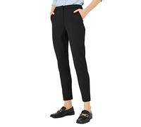 Koton Pocket Medium Rise Crop Cigarette Trousers Pantaloni, Nero (999), 48 Donna