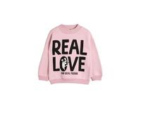 Koton Sweatshirt Long Sleeve Crew Neck Printed Detail Brushed Interior, Maglia di Tuta Ragazze, Pink (274),