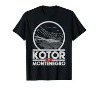 Kotor Montenegro Deco Emblema Viaggio Souvenir Maglietta