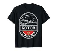 Kotor Montenegro Pannello Emblema Viaggio Souvenir Maglietta