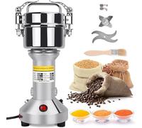 Kotsy Mulino per Cereali,150g Portable Grinder 850W Macinaspezie Elettrico 3 Lame per Diversi Cereali, Erbe, Spezie, Noci