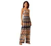 KOTTY Pantaloni da donna a gamba larga con stampa Boho per abbigliamento casual e resort, Viaggio Sciamanico, 32