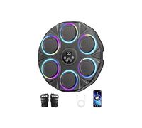 Kouamor Music Boxing Machine con guanti, 2025, macchina da boxe intelligente Bluetooth, montaggio a parete, per bambini e adulti, gioco di boxe per famiglia, 9 velocità, 9 modalità di allenamento (C)