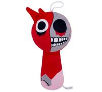 Kouipoie Sprunki, peluche da 7,8", per bambini e adulti, divertente giocattolo Sprunki Plush, come regalo di compleanno, Pasqua, giocattoli Sprunki Toys per gli appassionati di amare (rosso B)
