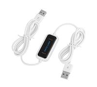 koulate Cavo di trasmissione dati per laptop da USB 2.0 a PC Cavo di trasferimento file di collegamento dati con collegamento PC