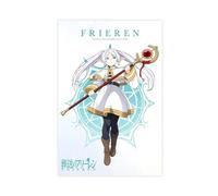 KOURT Poster su tela a tema anime Frieren Beyond Journey's End, decorazione per camera da letto, ufficio, camera da letto, regalo, senza cornice: 30 x 45 cm