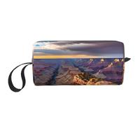 KOUUIP Beauty Grand Canyon 1 stampa Grande Capacità di Viaggio Trucco Caso Organizzatore Sacchetto di Trucco Sacchetto Cosmetico Portatile Per Le Donne, bianco, Taglia unica