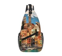 KOUUIP Bella Italia Borsa A Tracolla Per Gli Uomini E Le Donne, Anti Furto Crossbody Borsa A Tracolla Borsa Da Viaggio Casual Per Escursioni