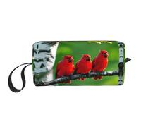 KOUUIP Birch Trees stampa Grande Capacità di Viaggio Trucco Caso Organizzatore Sacchetto di Trucco Sacchetto Cosmetico Portatile Per Le Donne, bianco, Taglia unica