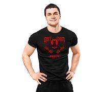 kouxi Bat Man Gym Men's T-Shirt I Am The Workout Fitness Shirts, Geek Training Top, Funny Gym T-Shirt, Gym T-Shirts(Large)