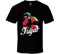 kouxi chengde Sugar Ray Leonard Boxing T Shirt(X-Large)
