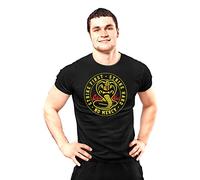 kouxi Cobra Kai Men's Gym T-Shirt, Unisex Fitness Shirts, Novelty Training Shirt, Funny Gym Tshirt, Workout Bodybuilding T-Shirts(Large)