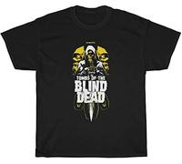 kouxi Men's Tombs of The Blind Dead Heavy Cotton T Shirt Black L