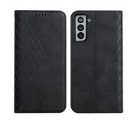 KOUYI Cover per Samsung Galaxy S21 Plus, Custodia Portafoglio,Cover Libro,Pelle Flip/Folio Case con [Funzione di Supporto] [3-Scheda Slot] [Magnetica] Antiurto (Nero)