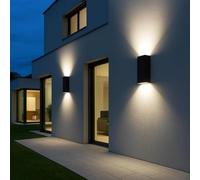 Kovalmax® Applique led luce bianca calda naturale lampada a parete 8 w 3 cct ip65 2750