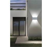 Kovalmax® Applique led luce bianca lampada da parete doppia emissione faretto 24 w bianco