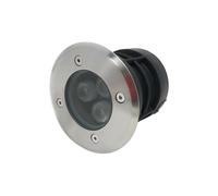 Kovalmax® Faretto segnapassi da terra calpestabile led luce naturale 3 watt giardino ip67