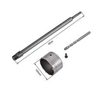 Kovalmax® FRESA A TAZZA 100 MM PER MURO CEMENTO ASTA PROLUNGA 50 CM PER TRAPANO ATTACCO SDS PLUS