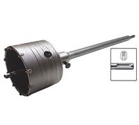 Kovalmax® FRESA PER MURO CEMENTO CAROTATRICE A TAZZA 130 MM BARRA ASTA SDS PLUS 35 CM PROLUNGA TRAPANO