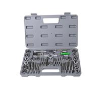 Kovalmax® Kit 40 filiere machi e femmina per filettatura filiera in valigetta