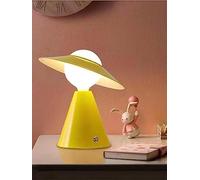 Kovalmax® Lampada da tavolo scrivania comodino lume porta lampadina e27 lumetto giallo