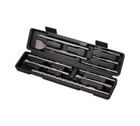 Kovalmax® Punte e scalpelli per trapano demolitore attacco sds plus set 10 pz in valigetta