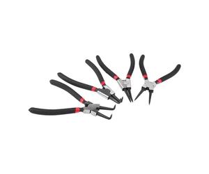 Kovalmax® Set 4 pinze seeger per anelli elastici sicurezza pinza dritta curva 90°