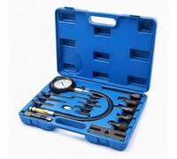 Kovalmax® Tester di compressione per motori diesel, kit 14 pezzi | Misurazione 0-70 bar / 0-1000 PSI
