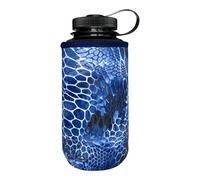 Koverz XL Neopren-Wasserflaschen-Isolator, 32 40 oz, Coolie Blaue Aquatinta von Jason Mathias