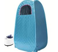 KOVFBRO Tenda per sauna a vapore per 1 persona Camera spa portatile per la casa Cabina per sauna con piega a vapore per tutto il corpo (Solo tenda per sauna Non include sauna a vapore)