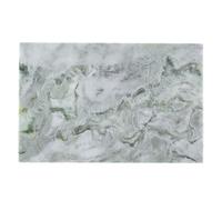 Koville Tagliere in marmo verde per piano di lavoro della cucina, 30,5 x 20,3 cm, in vero marmo, lastra di pietra per formaggi per decorazione domestica, vassoio per profumo da bagno (Bianco Palomino)