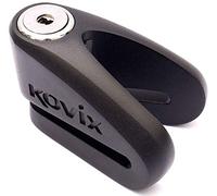 Kovix KVZ1 6mm Pin Motorrad Bremsscheibenschloss Edelstahl Wetterfest Push Down, 1905030, Farbe Schwarz