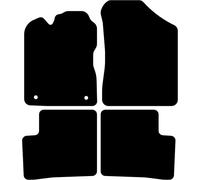Kovvar Basic Tappetini auto per Daihatsu Cuore L251 | 2002-2006 | 4 pezzi | Feltro agugliato 5 mm | Moquette su misura | Antiscivolo | Bordo effetto nabuk | 1625 g/m² | Prodotto in Europa